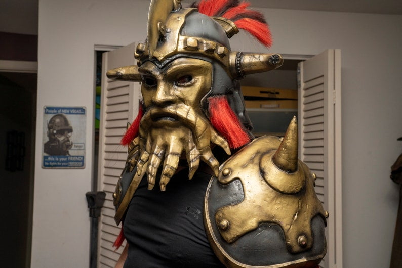 Legate Lanius shoulder armor 3d printed