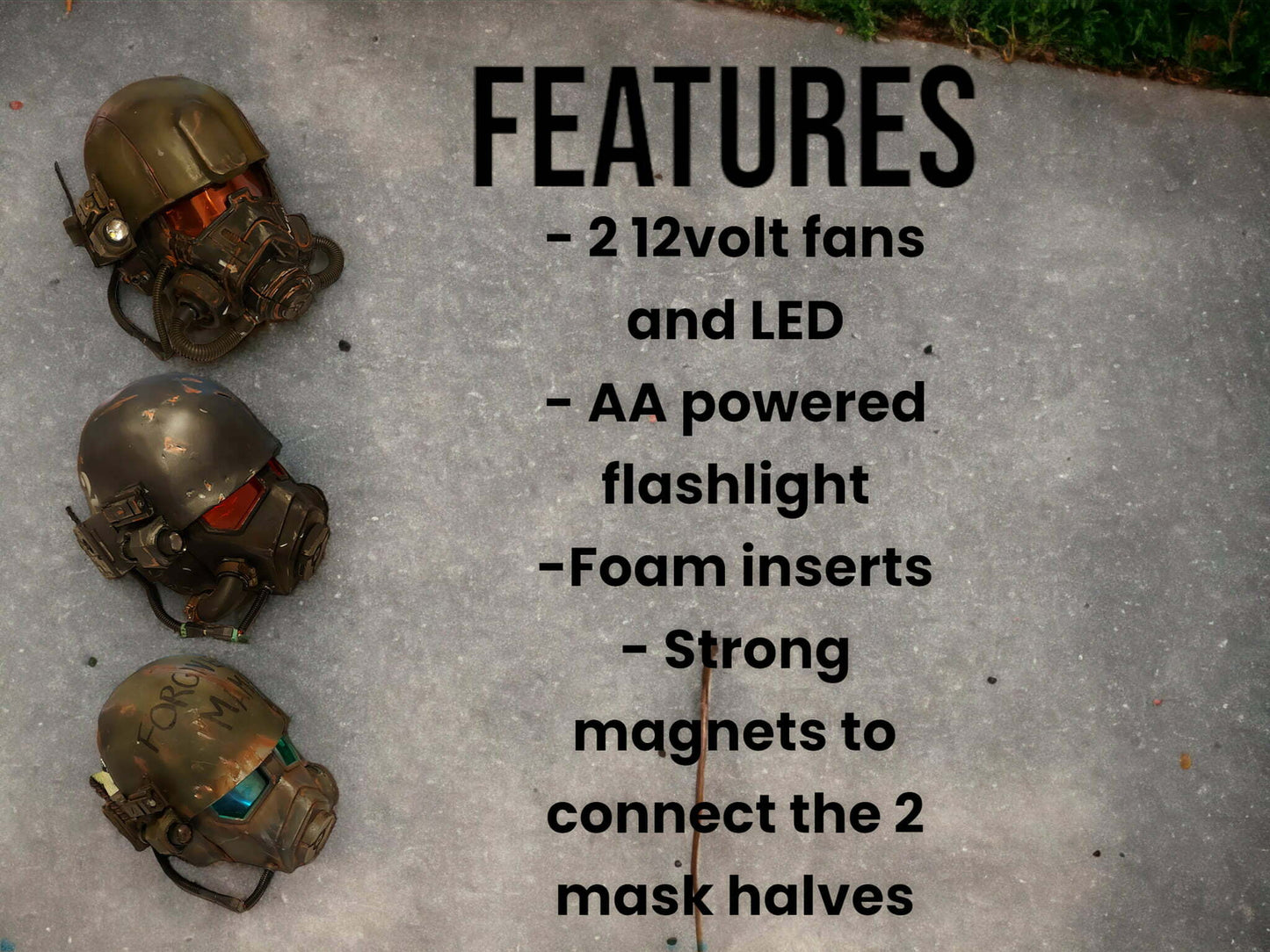 NCR Ranger Helmet ELITE/DESERT/VETERAN Fans+LEDs