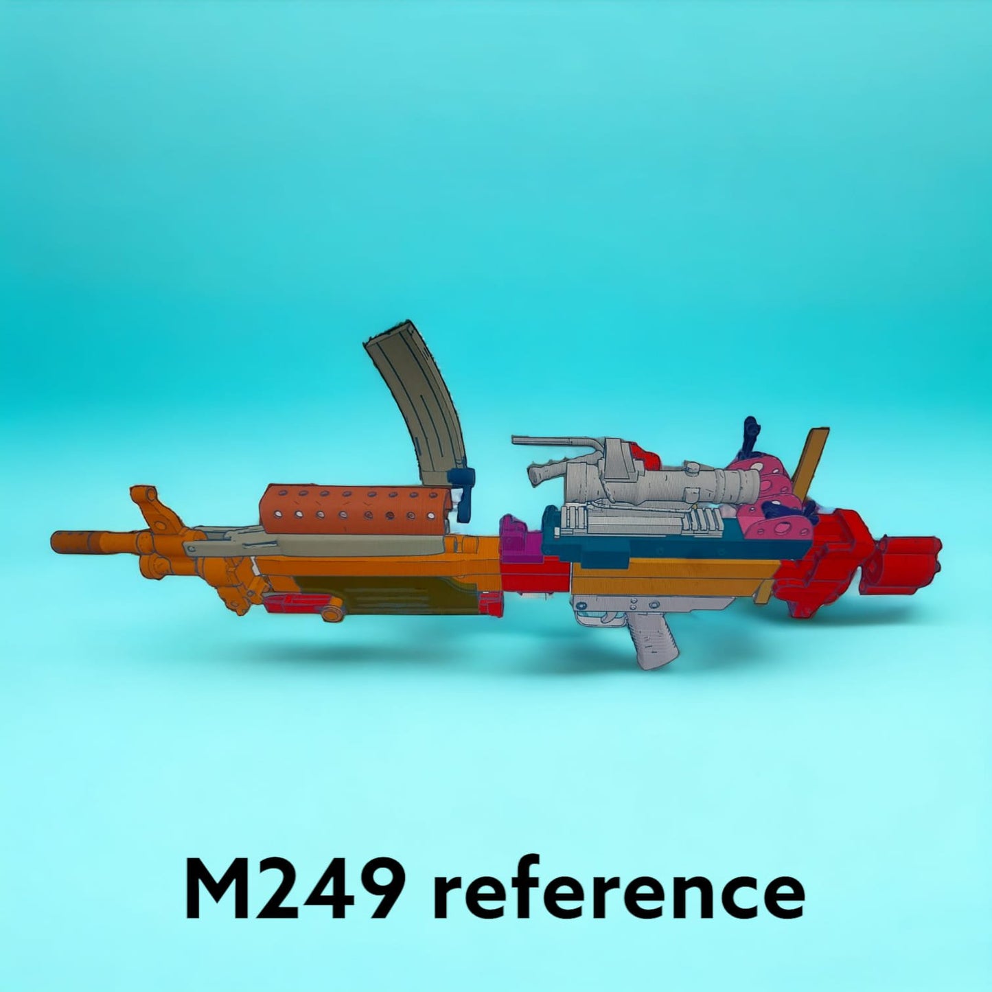 Winter soldier M249 Para Digital files