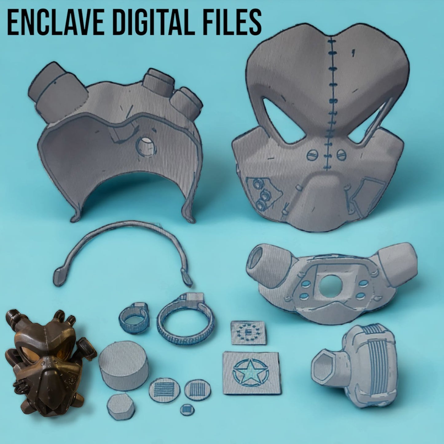 Enclave Helmet 3D files
