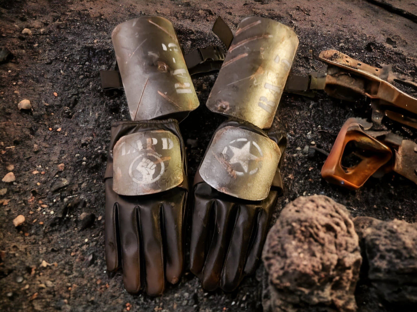 NCR Ranger Veteran Arm armor + leather gloves