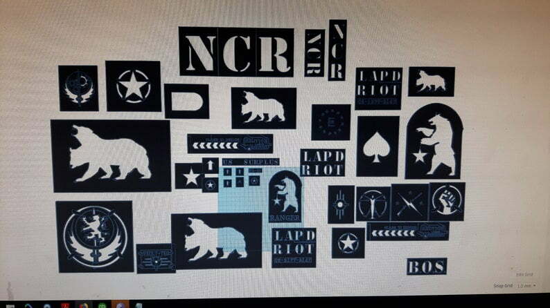 Stencils + camoflauge options