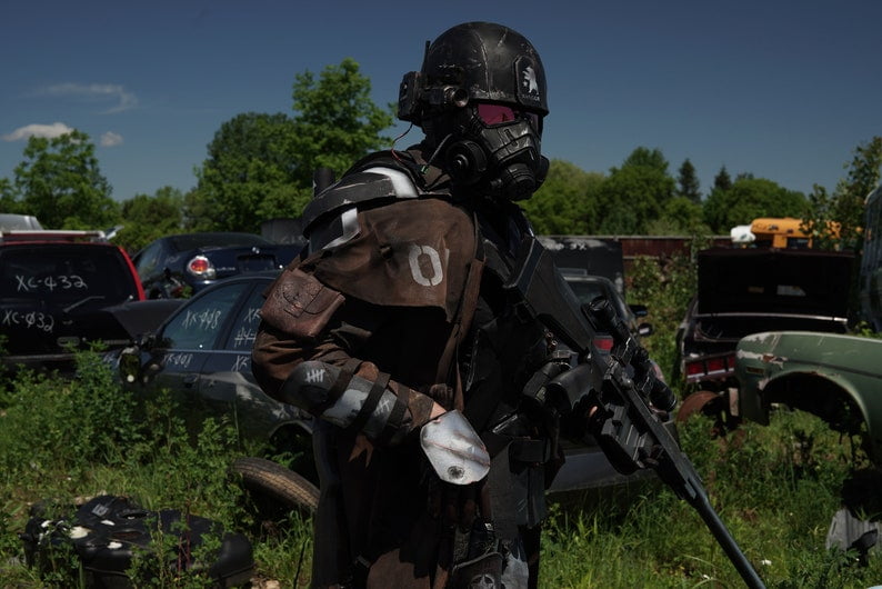 NCR Ranger Veteran Arm armor + leather gloves