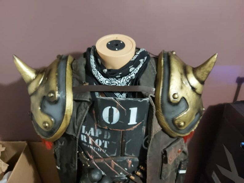 Legate Lanius shoulder armor 3d printed