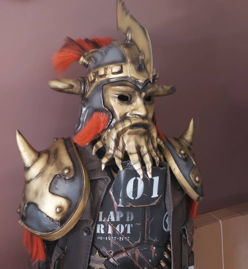 Legate Lanius shoulder armor 3d printed